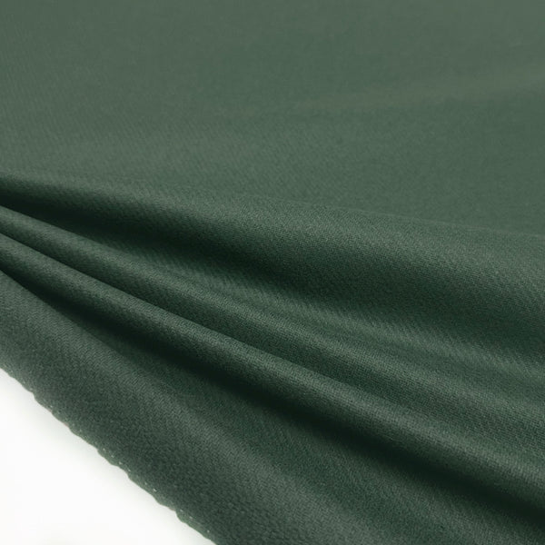 Tissu Manteau, Gabardine Laine Vierge - Vert, Diagonale