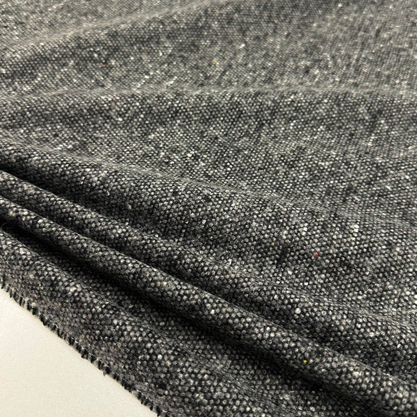 Tissu Manteau, Laine - Gris Chiné, Arezzo