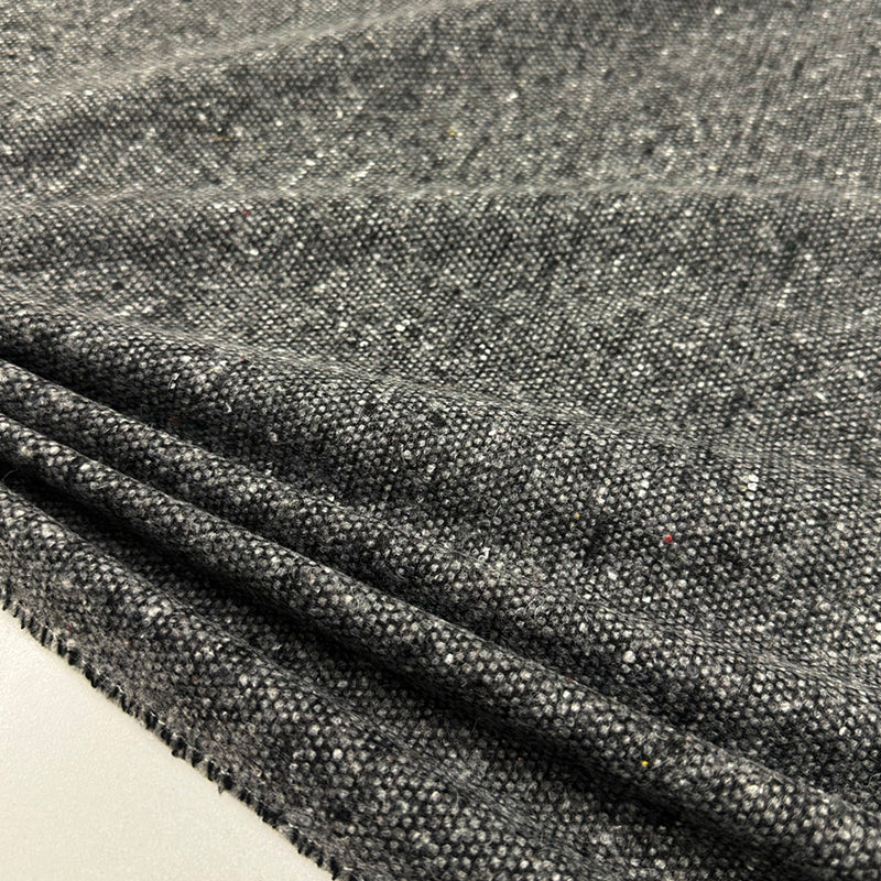 Tissu Manteau, Laine - Gris Chiné, Arezzo