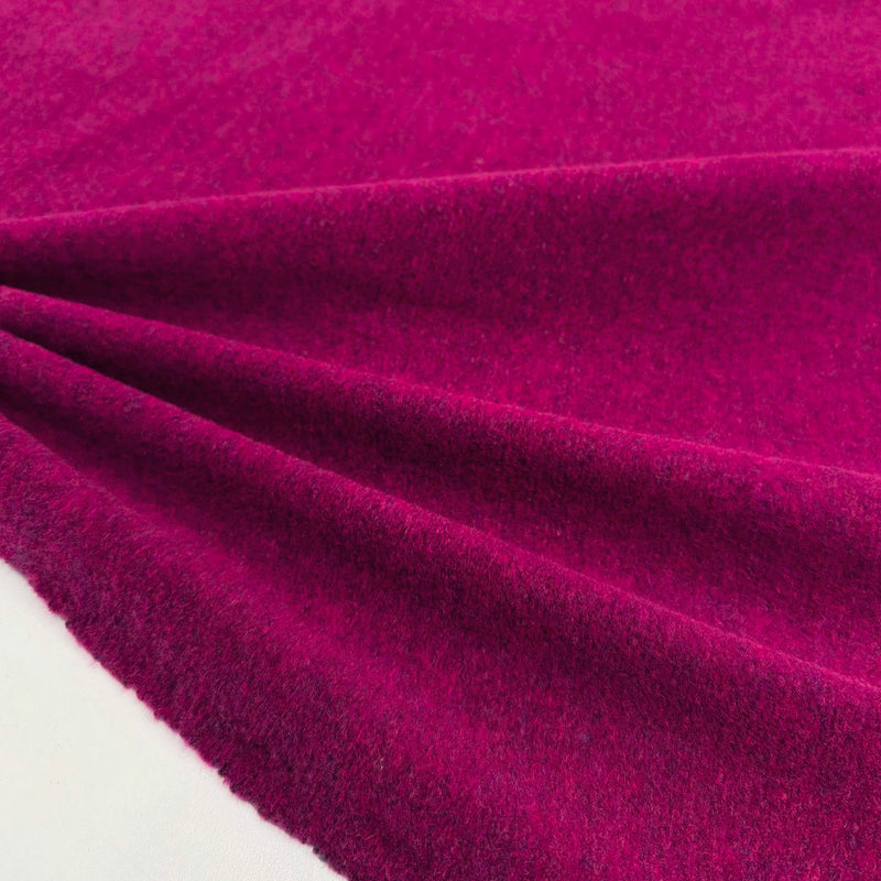 Tissu Maille, Laine Bouillie - Magenta, Armona