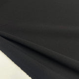 Tissu Manteau, Laine Pur Cachemire - Noir, Capena