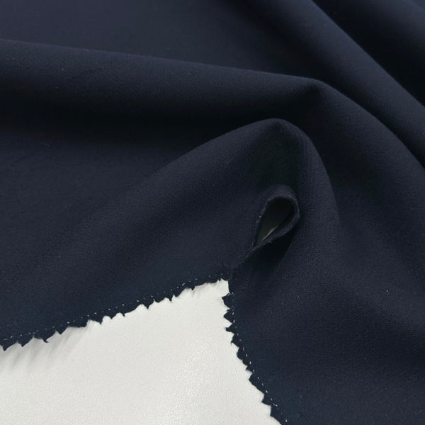 Tissu Manteau, Laine Pur Cachemire - Navy, Pienza