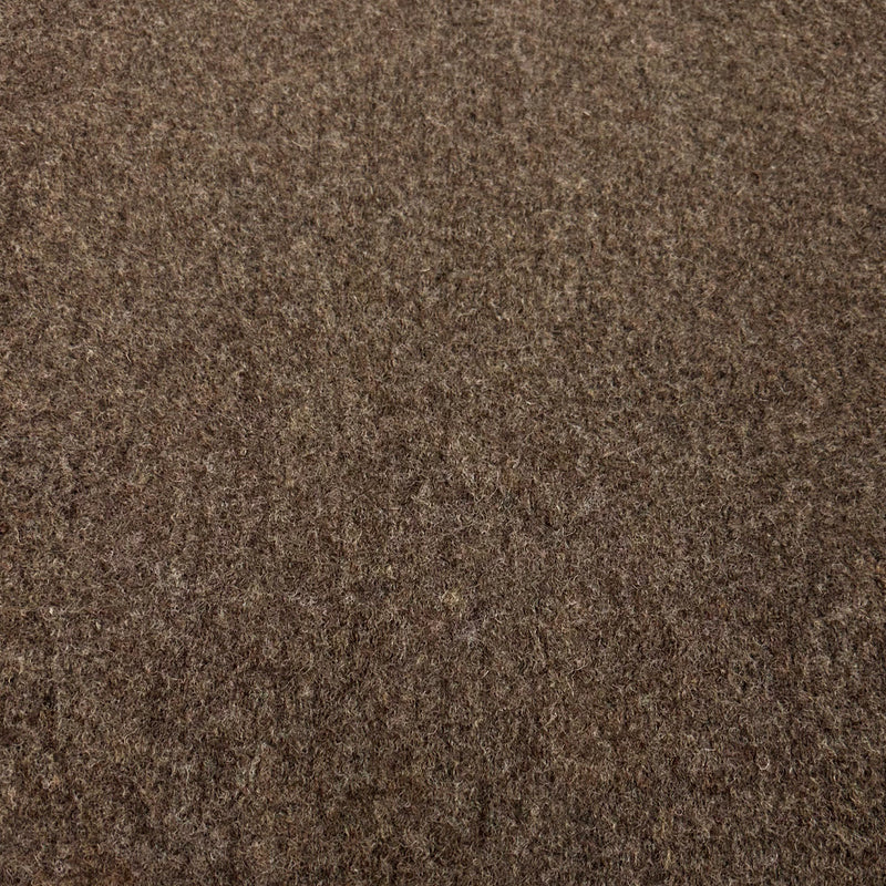 Tissu Maille Manteau, Laine Bouillie - Marron, Sambro