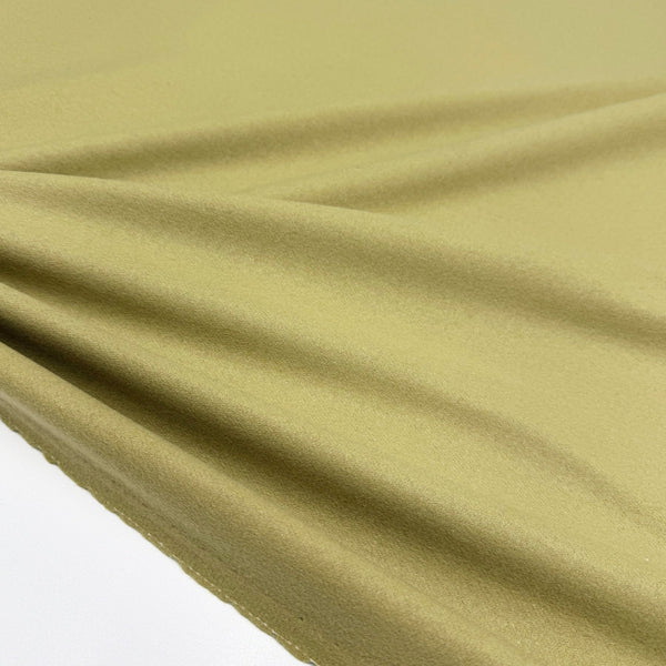 Tissu Manteau Drap, Laine - Pistache, Pietro