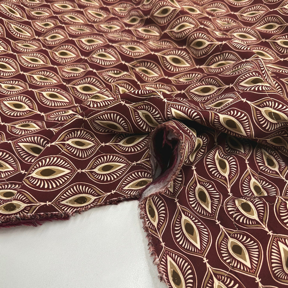 Tissu Matelassé, Viscose - Double Face Ethnique Divers col, Formenza