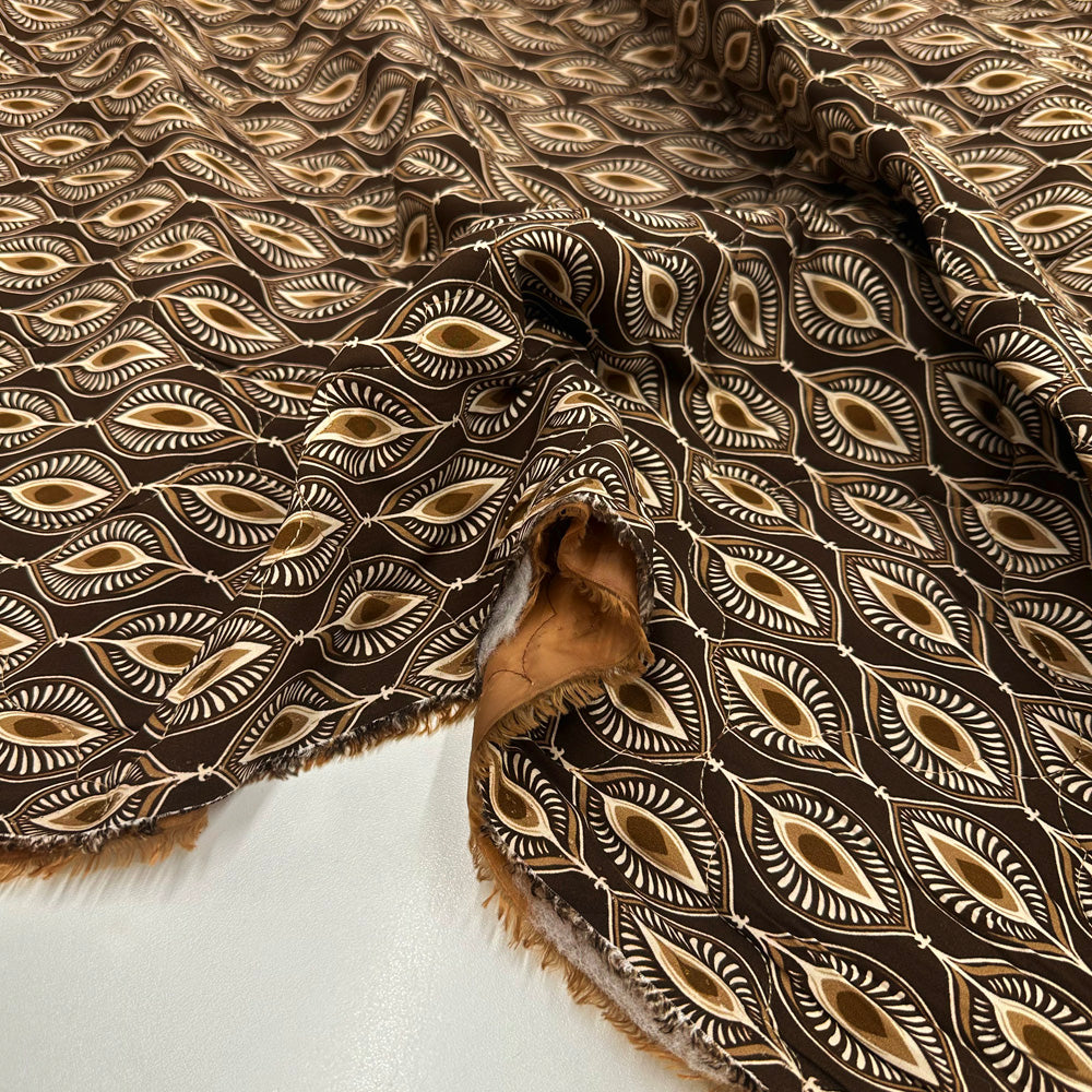 Tissu Matelassé, Viscose -  Double Face Camel, Formenza