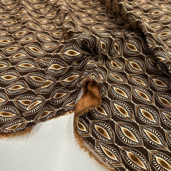 Tissu Matelassé, Viscose -  Double Face Camel, Formenza