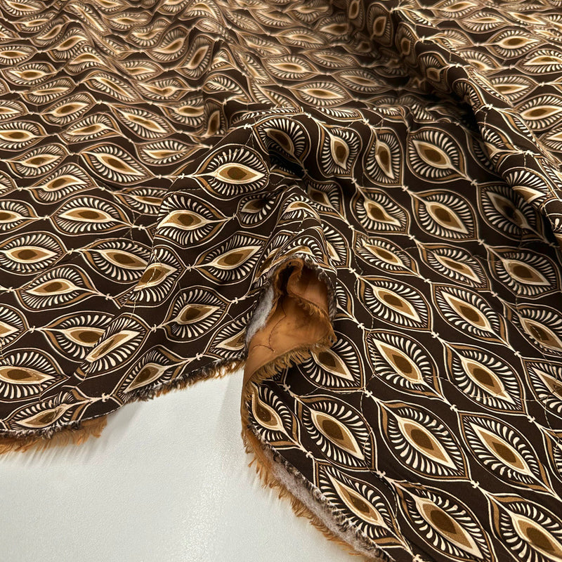 Tissu Matelassé, Viscose -  Double Face Camel, Formenza