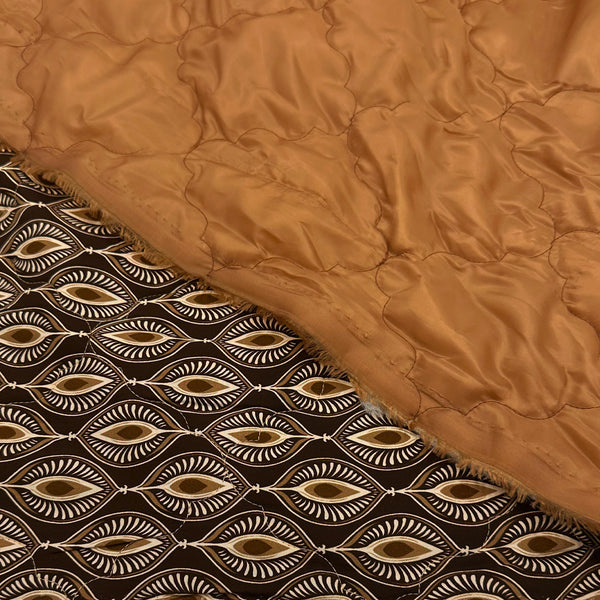 Tissu Matelassé, Viscose -  Double Face Camel, Formenza