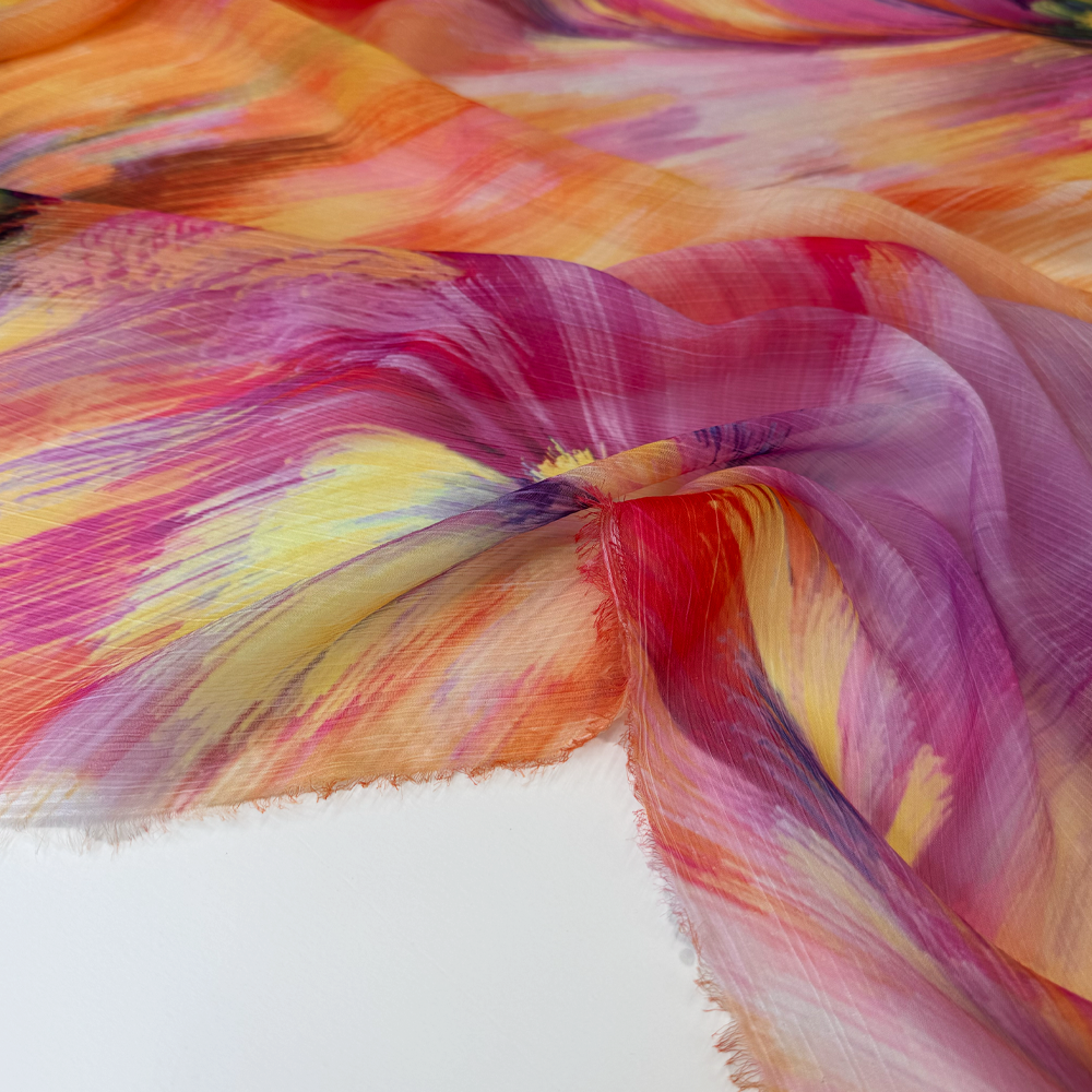 Tissu Mousseline Crinkle - Tanza