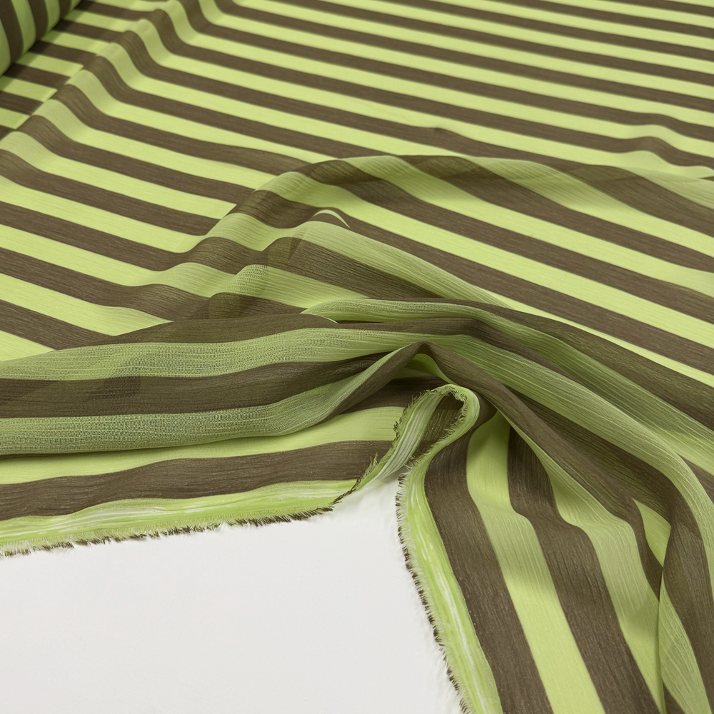 Tissu Mousseline Crinkle - Taormia