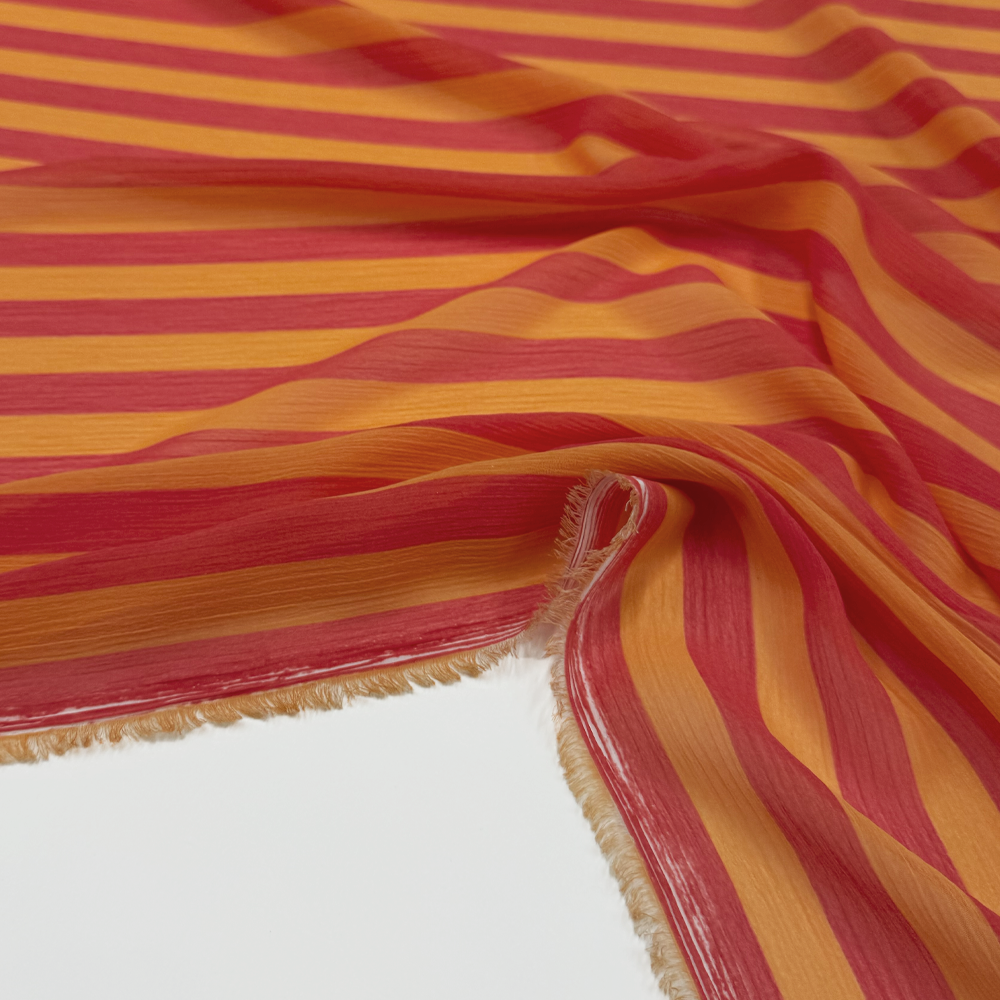 Tissu Mousseline Crinkle - Taormia