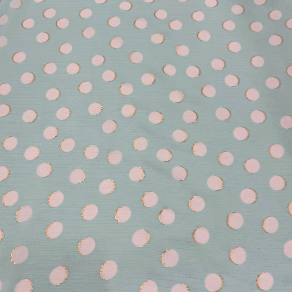 Tissu Mousseline Crinkle - Azzura