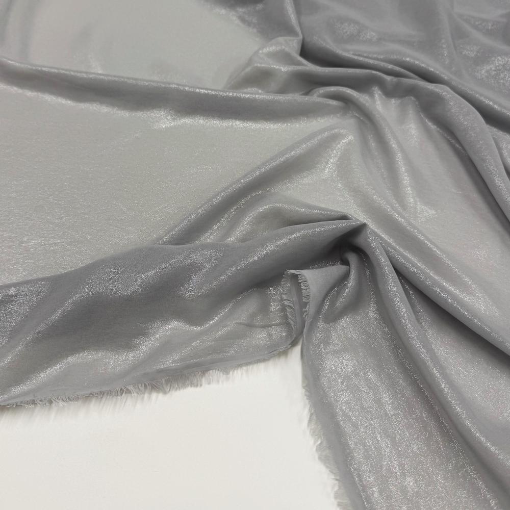 Tissu Mousseline - Enduit Métallisé, Frazerio