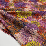 Tissu Tweed, Polyester - Sequins, Fiori