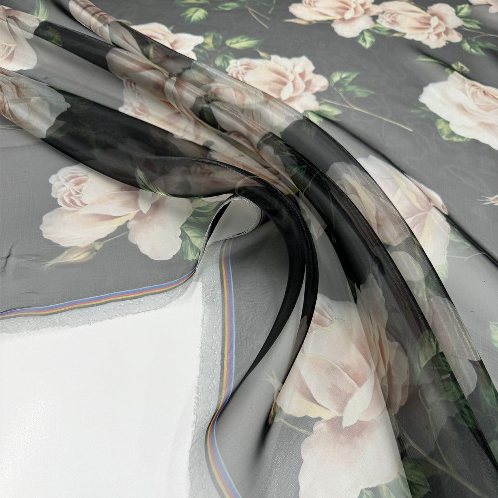 Tissu Organza, Polyester - Imprimé, Schiusa