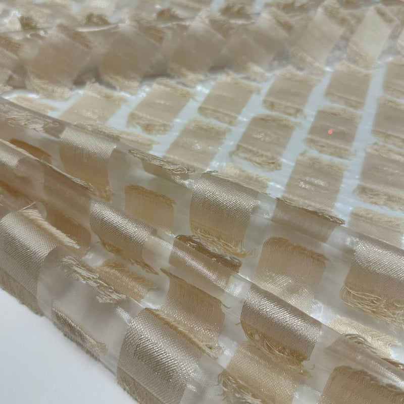 Tissu Organza, Rayonne Polyamide - Géométrique, Linaria