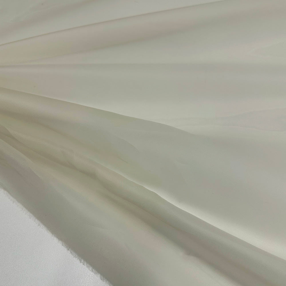Tissu Double Organza, Soie - Ivoire, Bianella