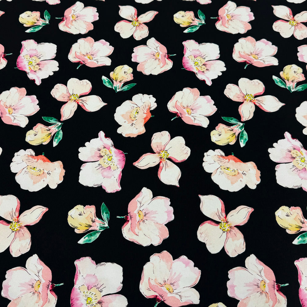 Tissu Ottoman Stretch, Coton - Eloria