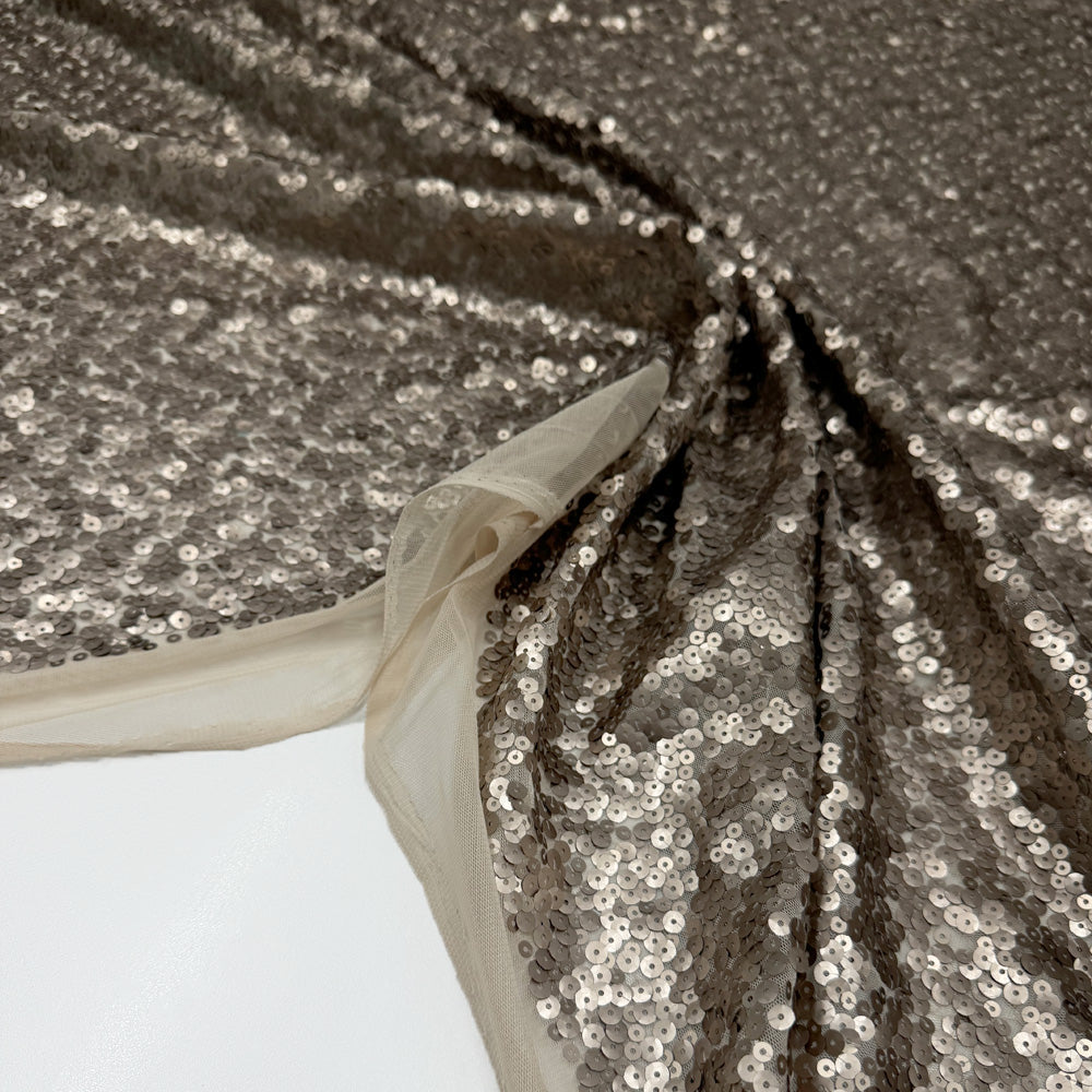 Tissu Tulle Brodé, Paillettes - Divers col, Carla