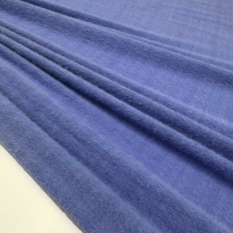 Tissu Maille Duveteuse, Polyamide - Bleu violet, Pervinca