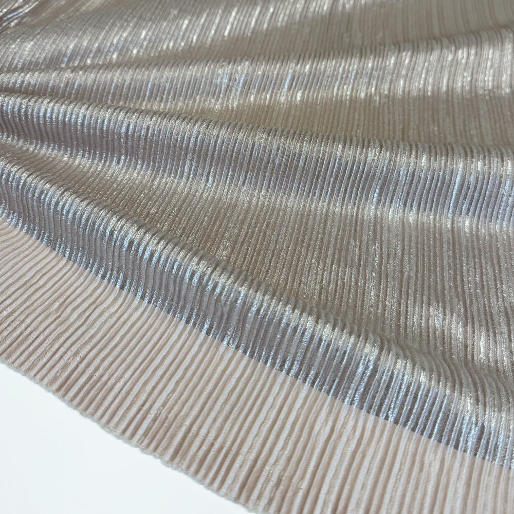 Tissu Plissé, Mono-stretch - Métallisé, Milafoil