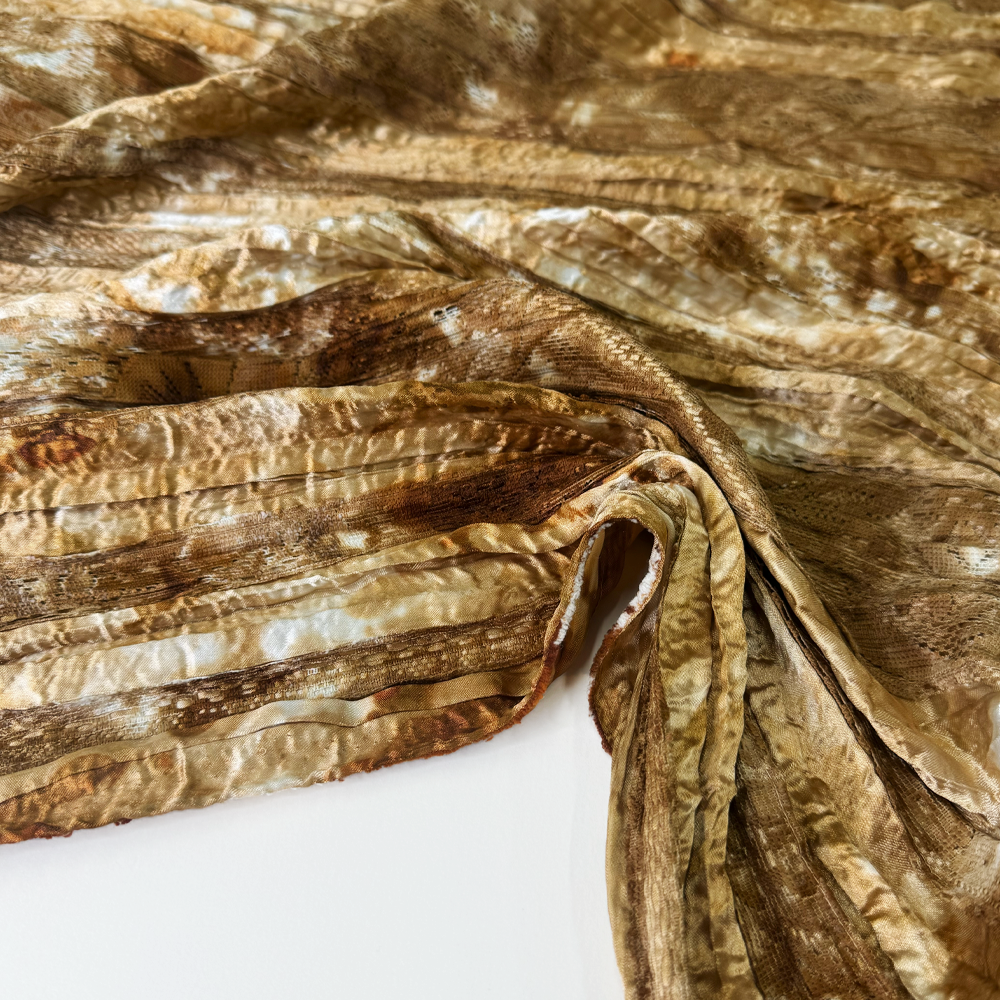 Tissu Dentelle Ruban Gaufré, Viscose - Elvani