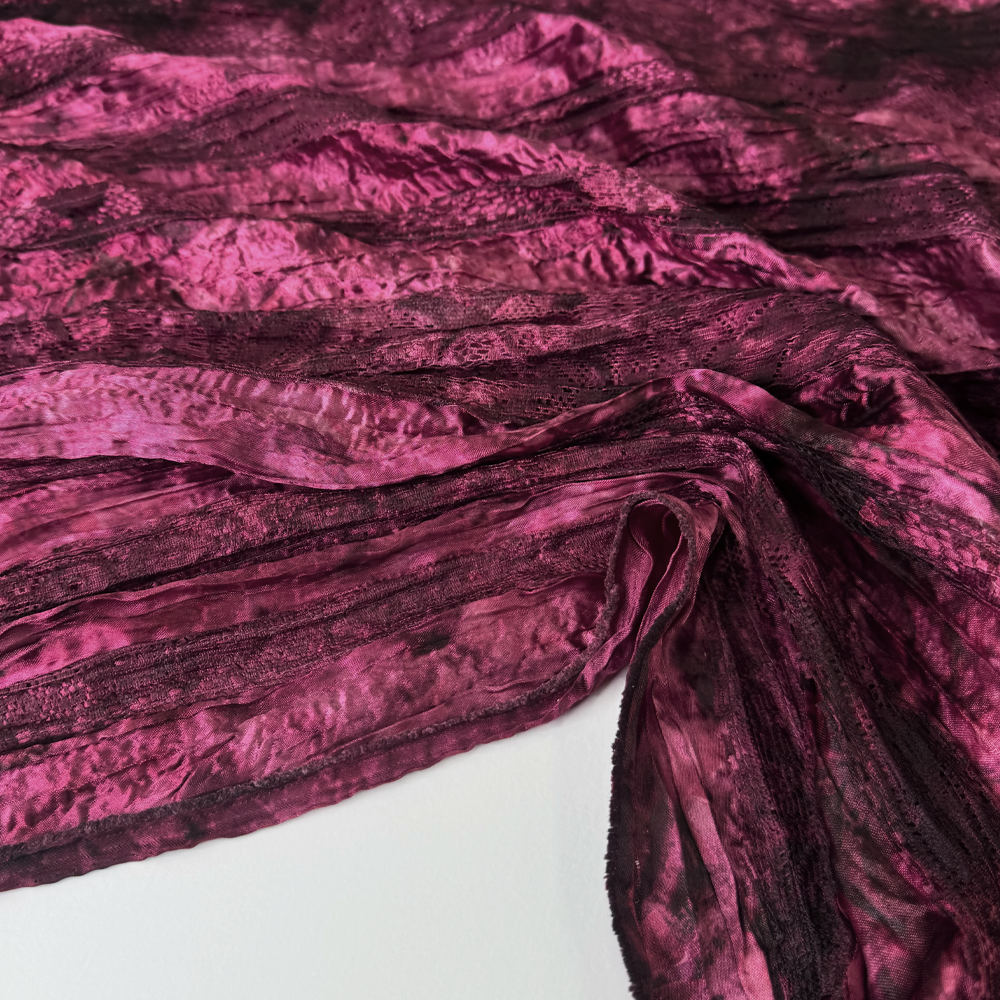 Tissu Dentelle Ruban Gaufré, Viscose - Elvani