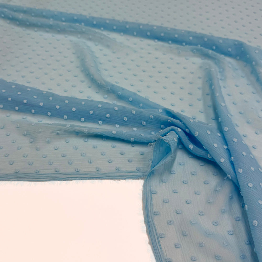 Tissu Plumetis Crinckel - Leva