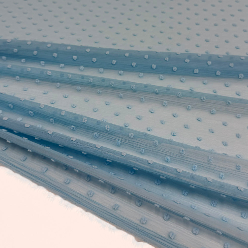 Tissu Plumetis Crinckel - Leva