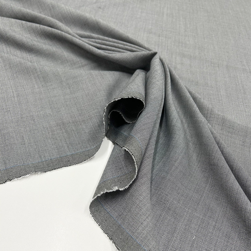 Tissu Tailleur Stretch, Viscose - Gris, Ferrara