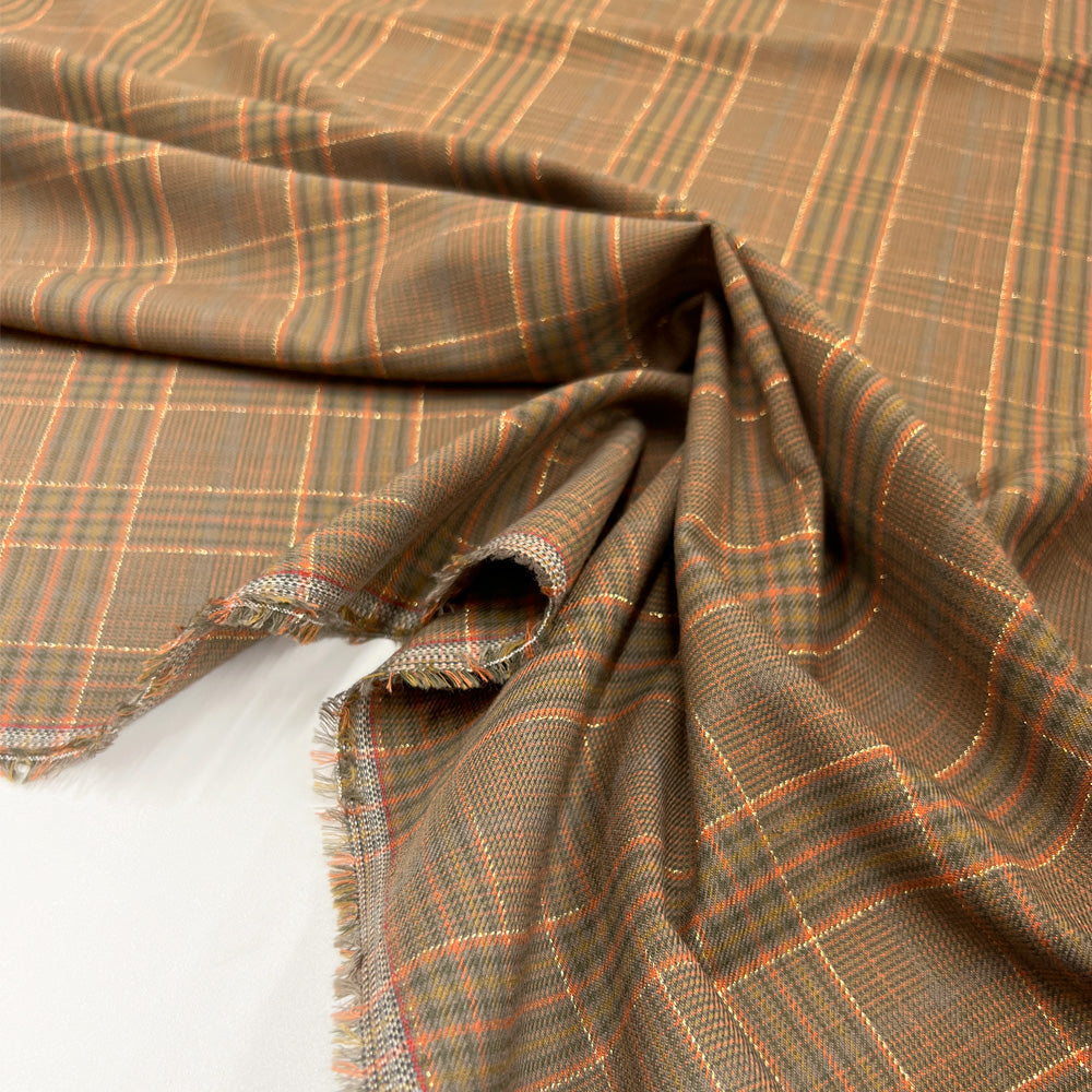 Tissu Tailleur, Viscose - Carreaux, Notevole