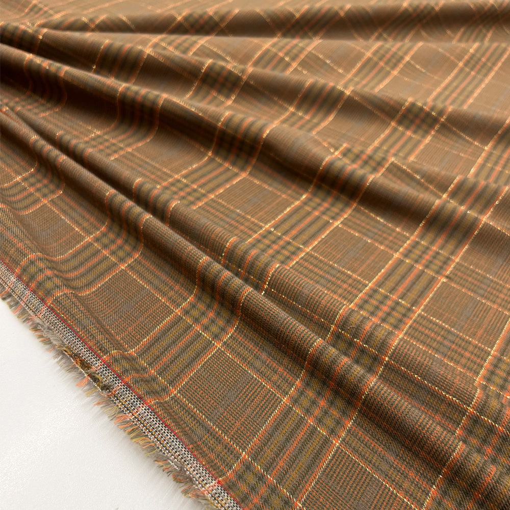 Tissu Tailleur, Viscose - Carreaux, Notevole