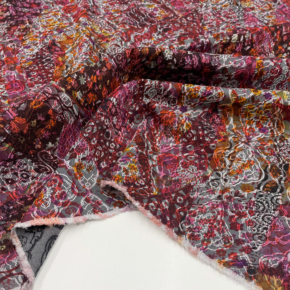 Tissu Gaufré, Viscose - Baroque, Romeo