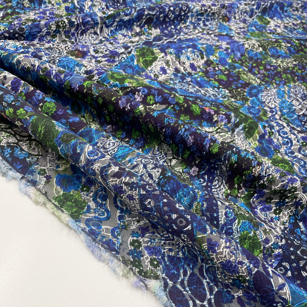 Tissu Gaufré, Viscose - Baroque, Romeo