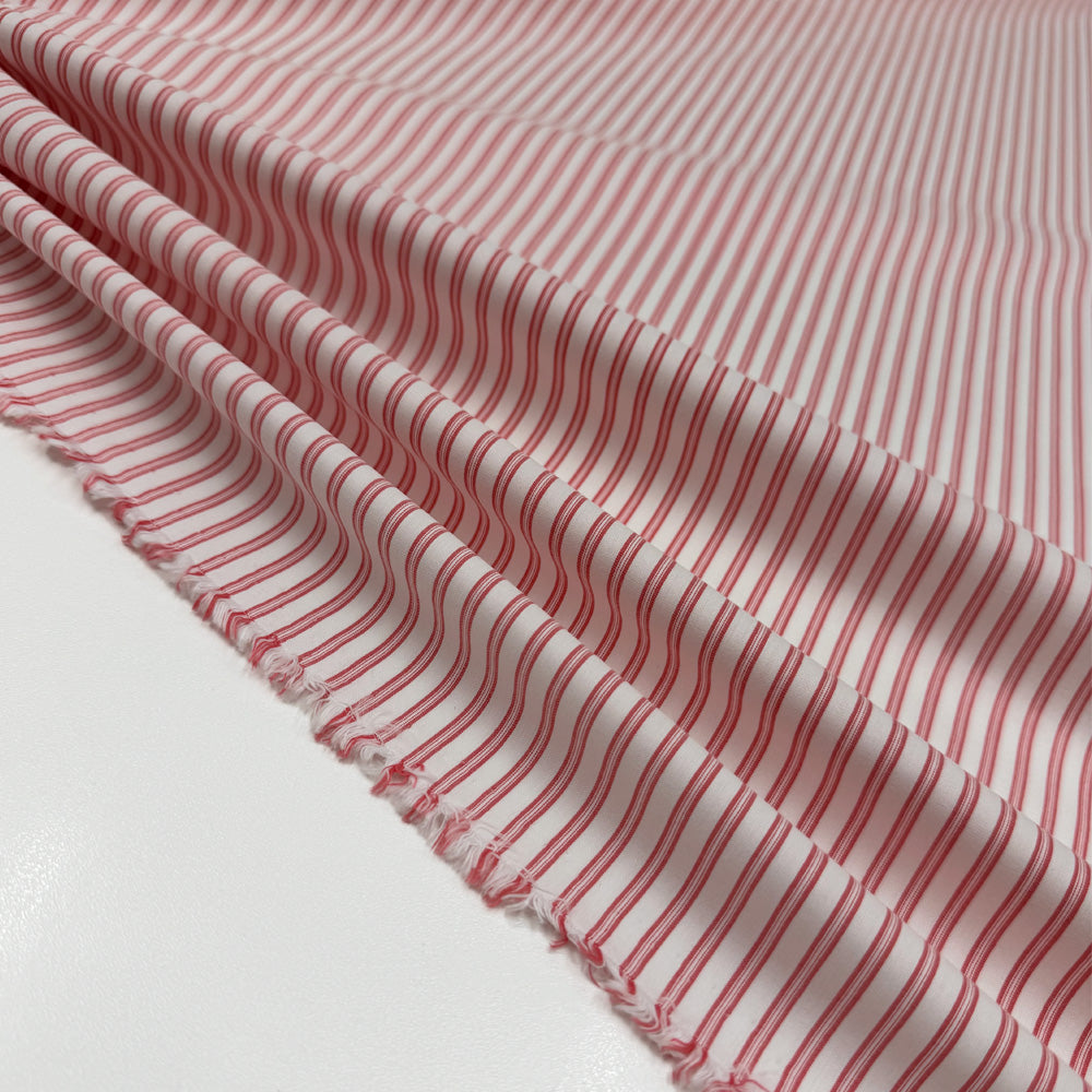 Tissu Bengaline, Coton Stretch - Rayé, Manarola