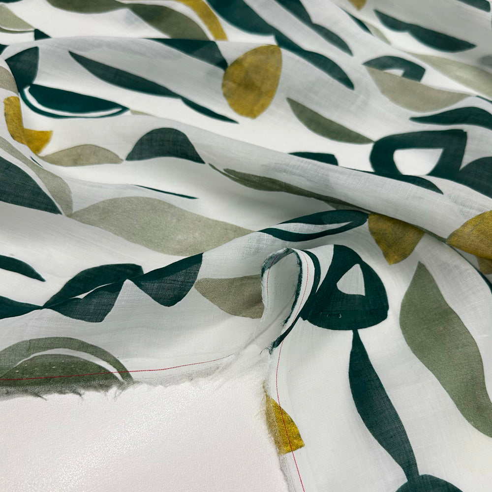 Tissu Ramie - Abstrait Géométrique, Zolla