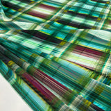 Imperfetto - Tissu Satin Rayonne - Carreaux, Verdino