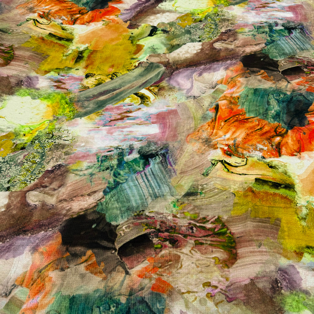 Tissu Seersucker, Rayonne - Abstrait, Suffine