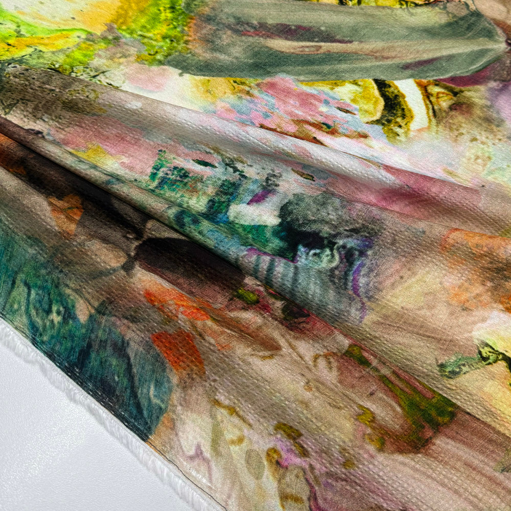 Tissu Seersucker, Rayonne - Abstrait, Suffine