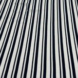 Tissu Maille Ajouré Jersey, Coton - Rayé, Brescia