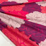 Tissu Satin, Polyester - Floral, Florivia