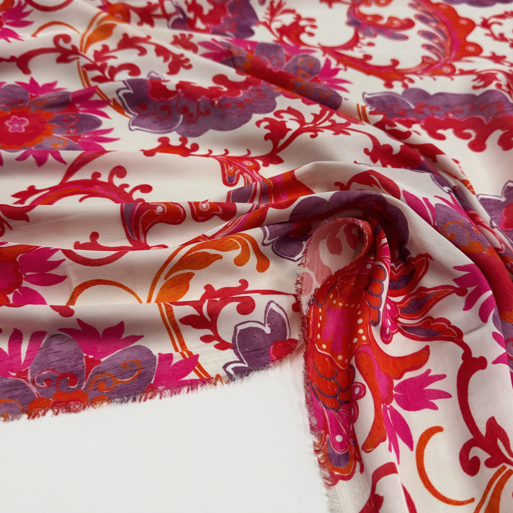 Tissu Satin, Polyester - Saviolo