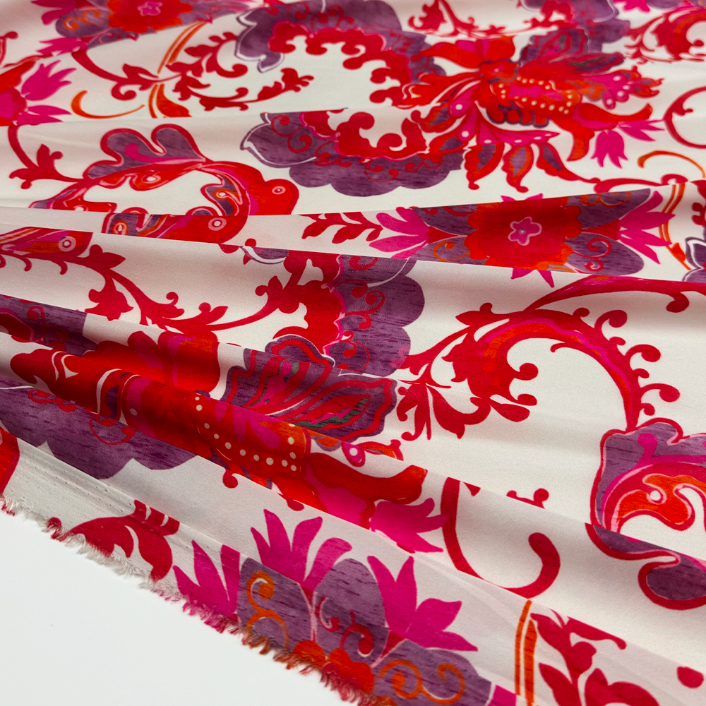 Tissu Satin, Polyester - Saviolo