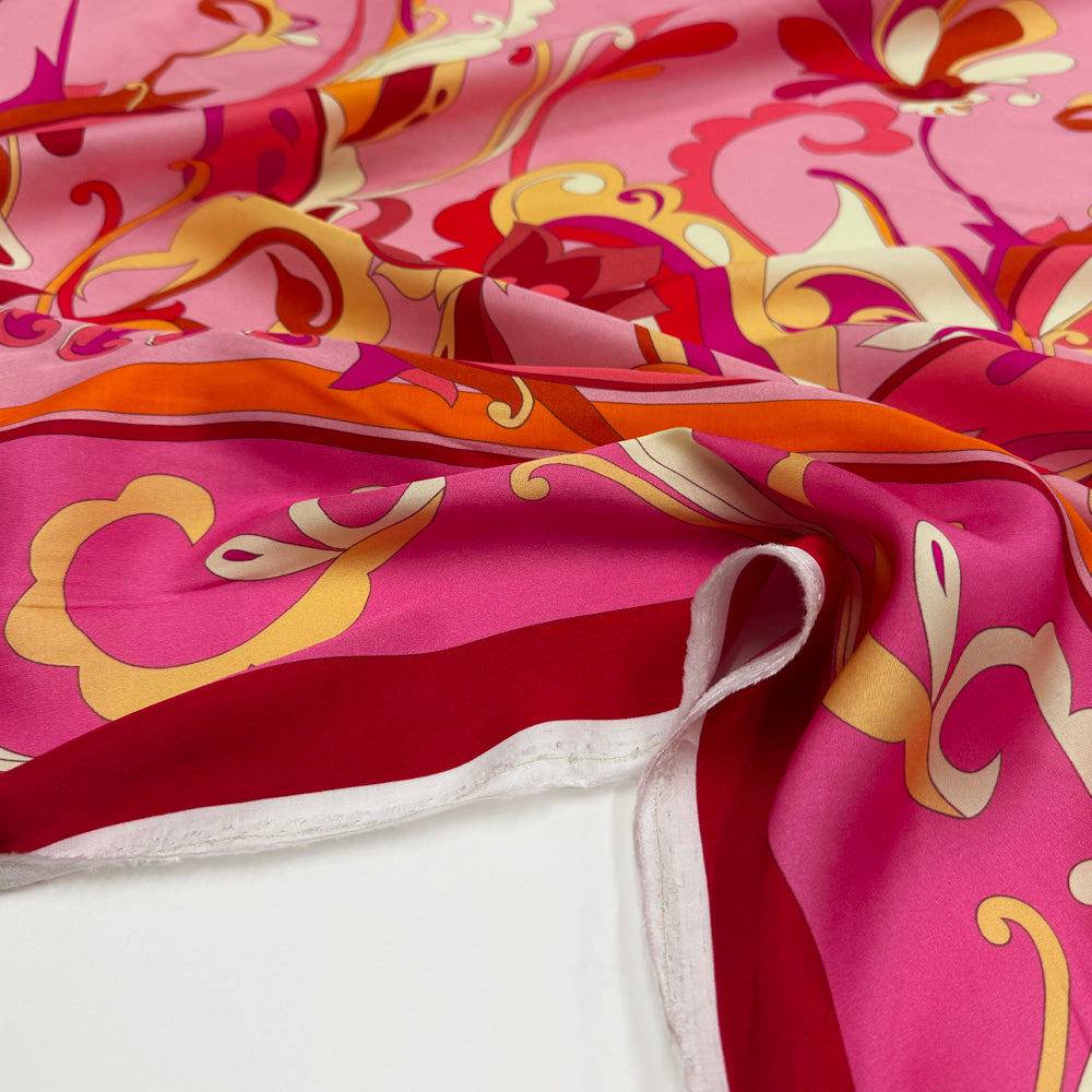 Tissu Popeline Satin, Rayonne Viscose - Calvina