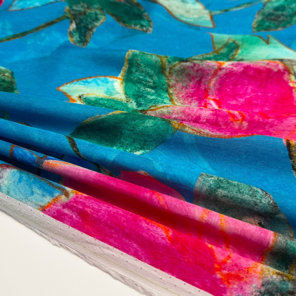 Tissu Satin, Viscose - Verza