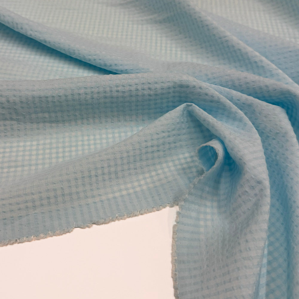 Tissu Seersucker Gaufré, Coton - Bimba
