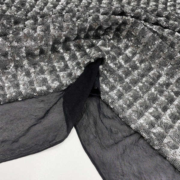 Tissu Tulle Brodé, Paillettes - 3 coloris, Lady