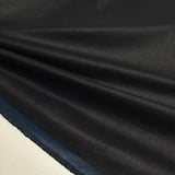 Tissu Sergé Gabardine, Laine - Enduit Noir, Avellino
