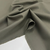 Tissu Sergé Gabardine, Laine - Gris Argile, Rovigo